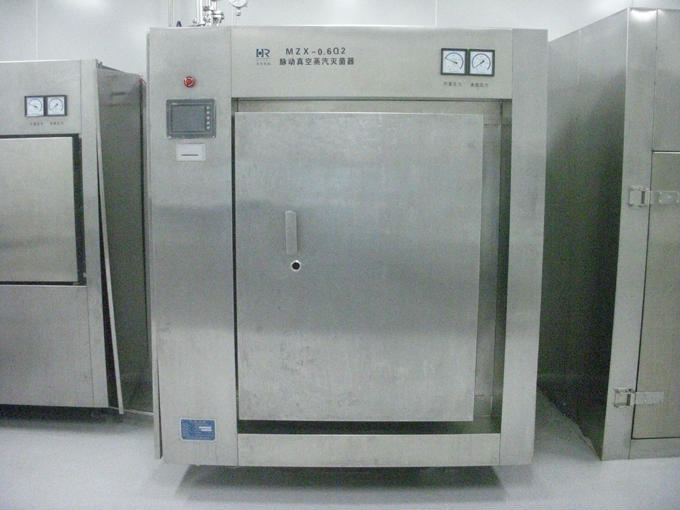 Pulsating vacuum sterilization cabinet